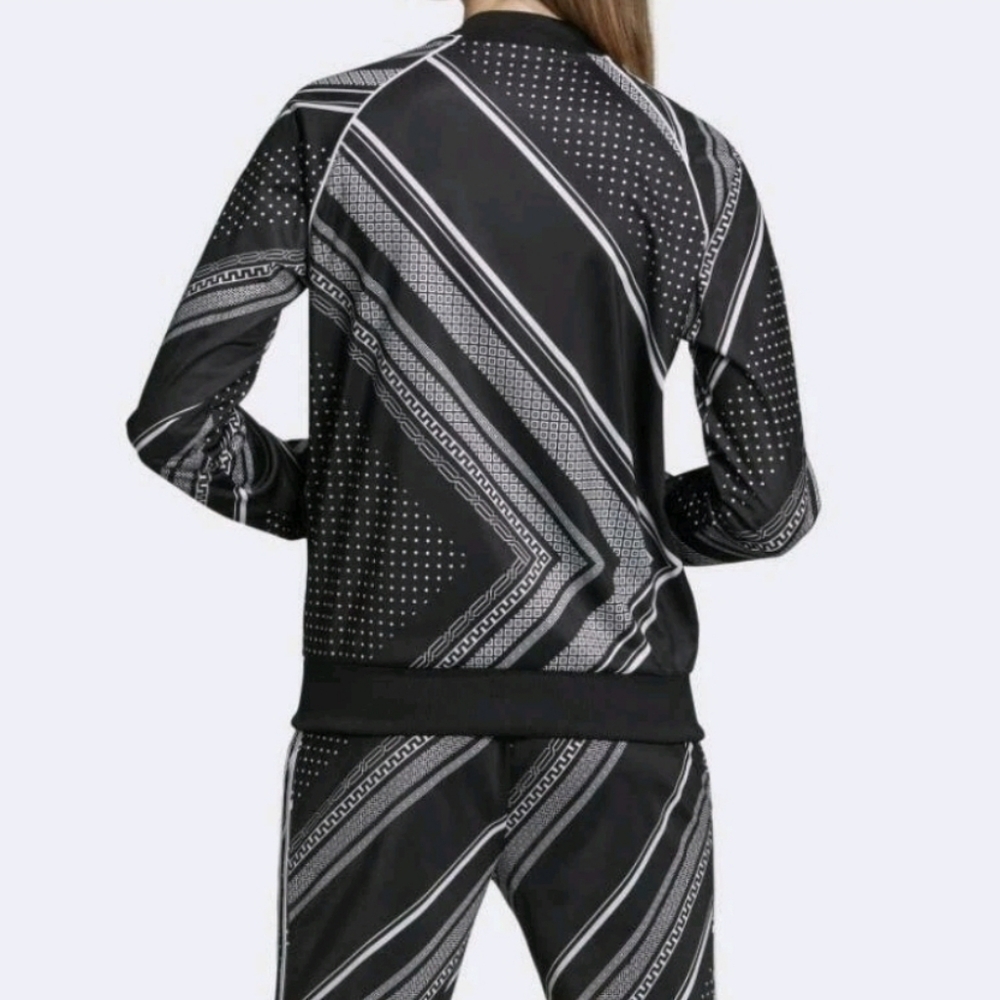 Adidas Originals Sst Tracksuit (Jacket + Pants) Bandana Print Sz UK12 (US S-M) - Picture 4 of 12